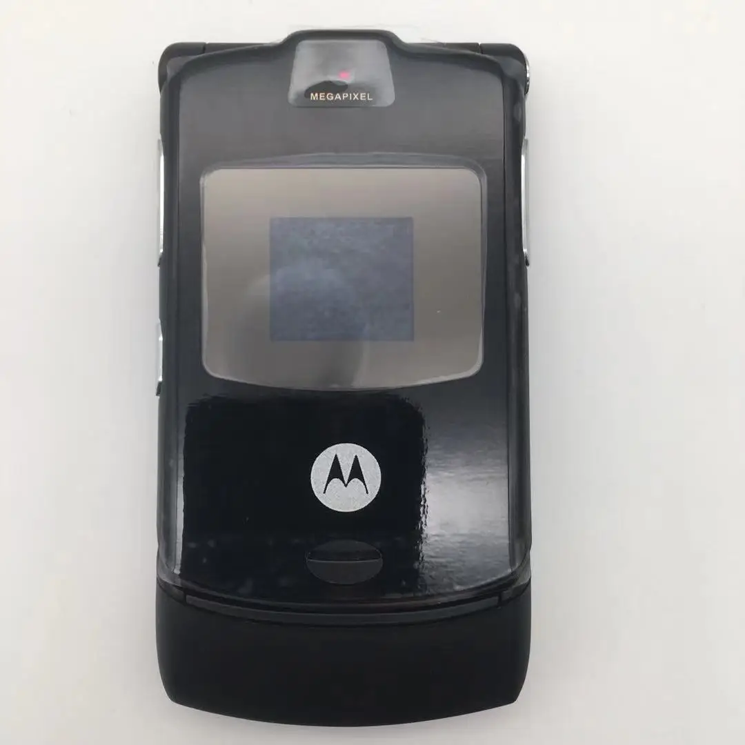 Motorola V3 Refurbished-Original unlocked Flip Fold Phone 2.2 inches GSM Support Russian keyboard code OWHC1000 | Мобильные телефоны