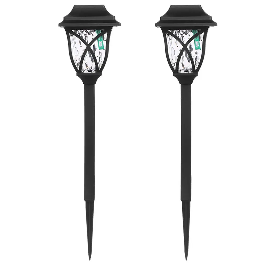 

2 Pcs Solar Lawn Lamp SRQ1066 Small Square Lamp Large Range Bright Lighting Intelligent Light Control