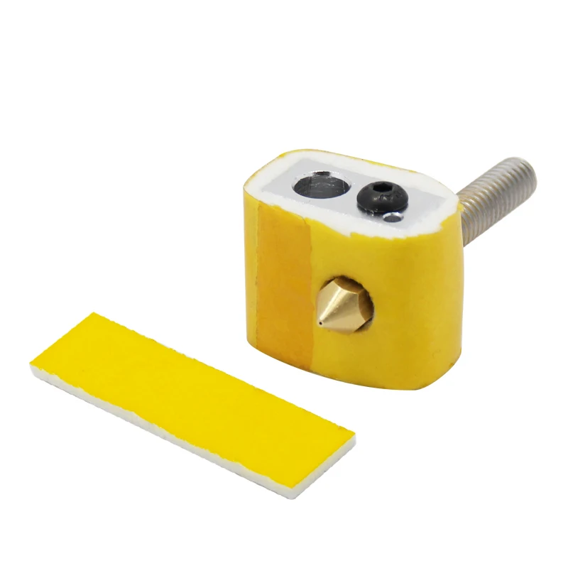 

KeePang 1 Set 3D Printer Heated Block Cartridge Heater Nozzle V5 V6 Extruder 1.75mm Kit Part For 3D Printer Parts Kit