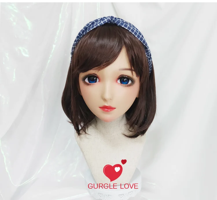 

(NEW-165) Female Resin Silica Dance Party Masks Halloween BJD Girl Doll Crossdresser Japan Kigurumi Anime Cosplay Mask