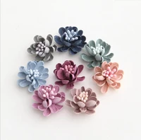 2021 new mini 3d flower childrens clothes by hand flower material ornament baby hair accessories wedding dress