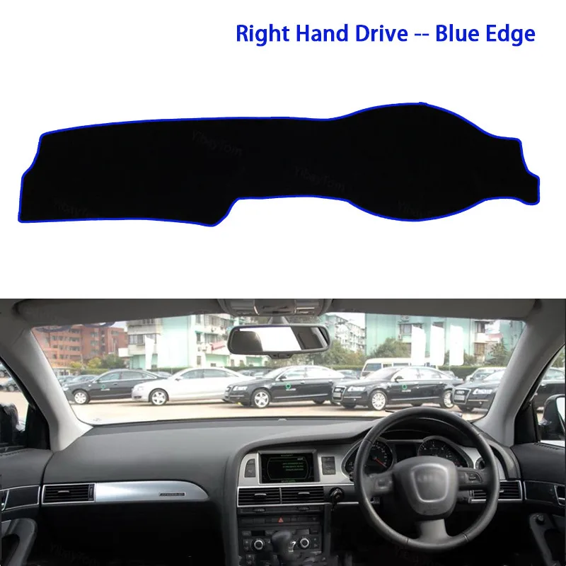 

Dash Cover Mat Dashmat Dashboard Cover Protective Sheet Carpet for Audi A6 C6 2005-2011 4F S-line Styling