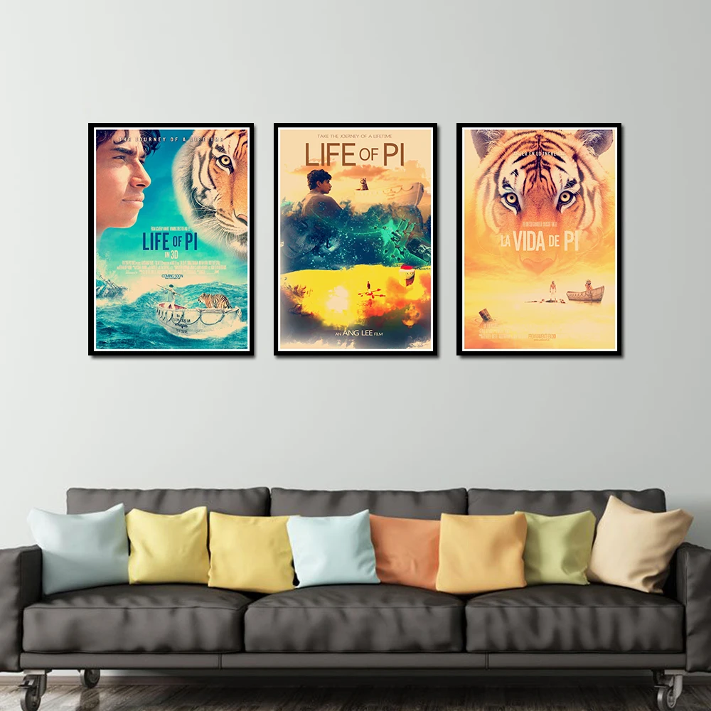 

Life of Pi плакат декоративный DIY настенная холщовая наклейка для домашнего бара художественные Плакаты Декор
