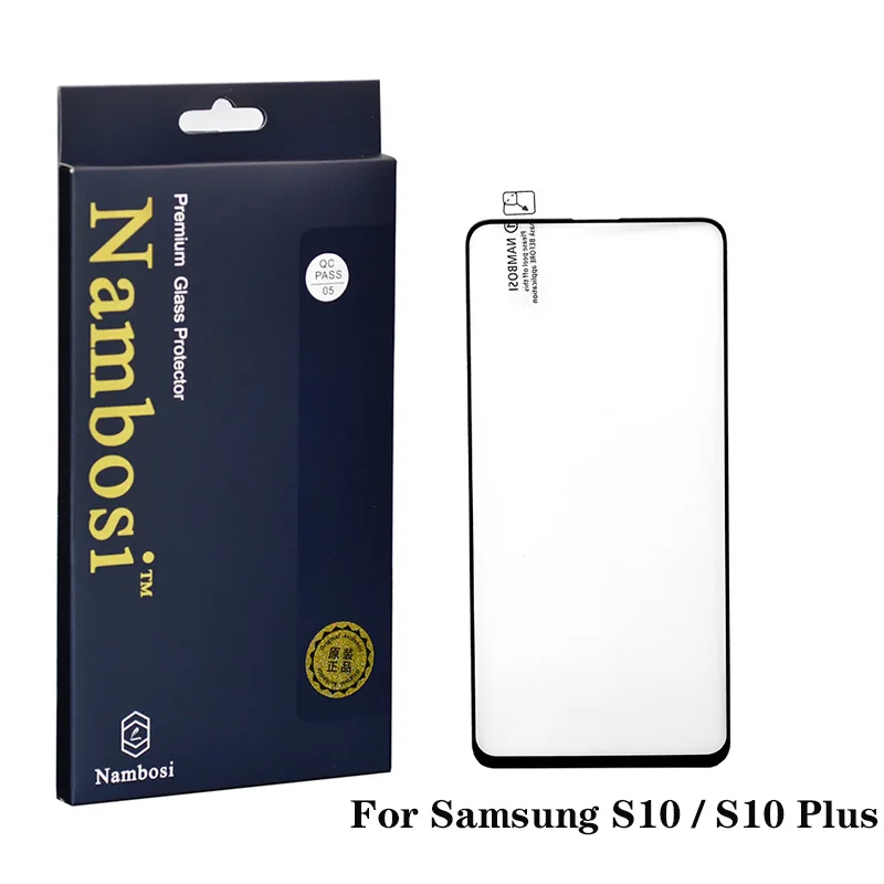 Nambosi 0,23 мм закаленное стекло для samsung Galaxy s10 s10 plus защита экрана S10E полное покрытие Взрывозащищенная защитная пленка
