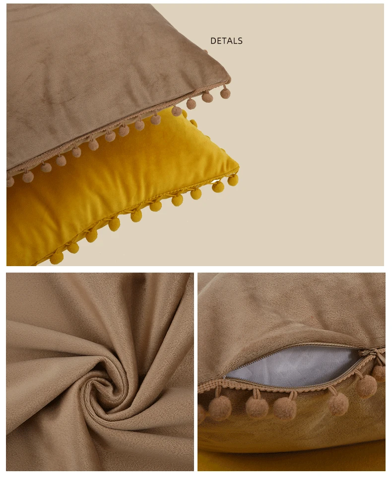 

Luxury Pillow Case Solid Morden Cushion covers 45*45cm Home Decor Decorative Pillowcase Sofa Bed