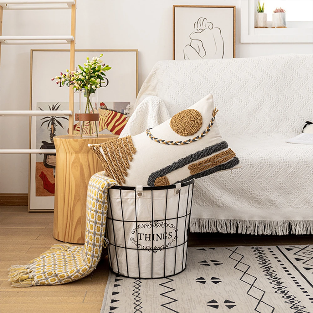 Чехол для подушки в скандинавском стиле с ворсом 30 х50 45 х45 см |