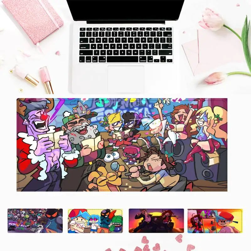 

Trend Friday Night Funkin Mouse Pad PC Laptop Gamer Mousepad Anime Antislip Mat Keyboard Desk Mat For Overwatch/CS GO
