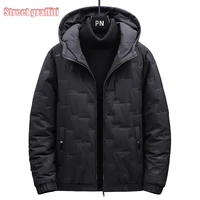 mens winter jacket coat 2021 new brand casual autumn thicken hooded parka fashion slim autumn fit windproof jacket parka men