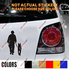 Виниловая наклейка K9 K-9 для собаки, немецкого овчага, выберите цвет