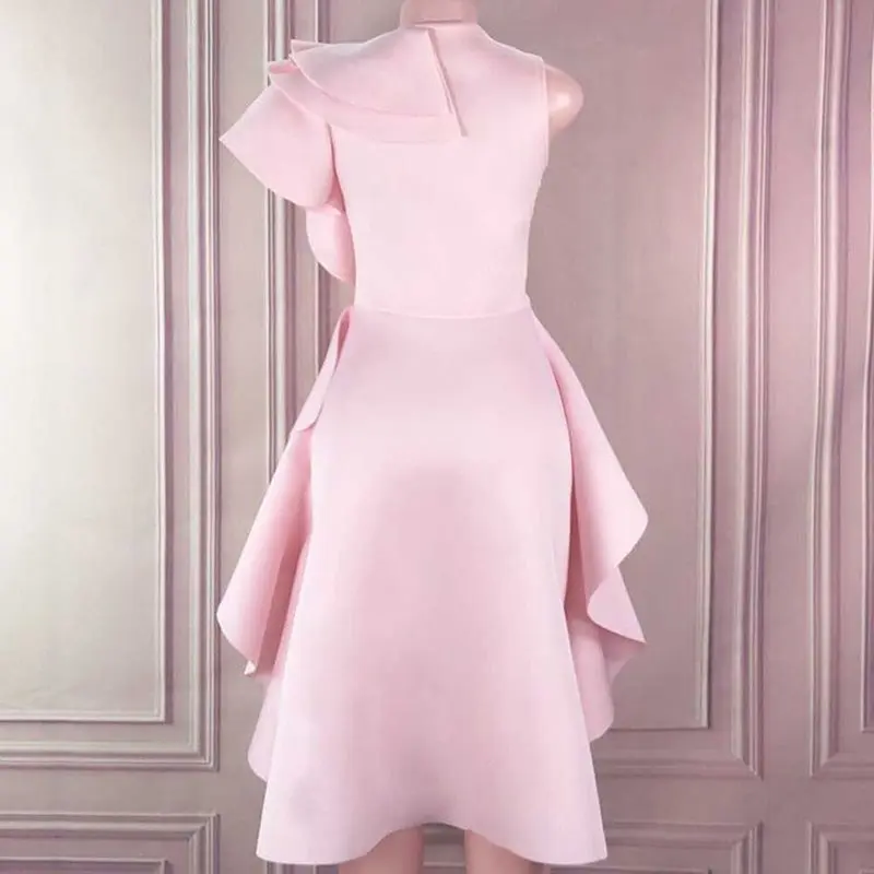 Женские платья с оборками вечерние необычные длина сексуальные для празднования