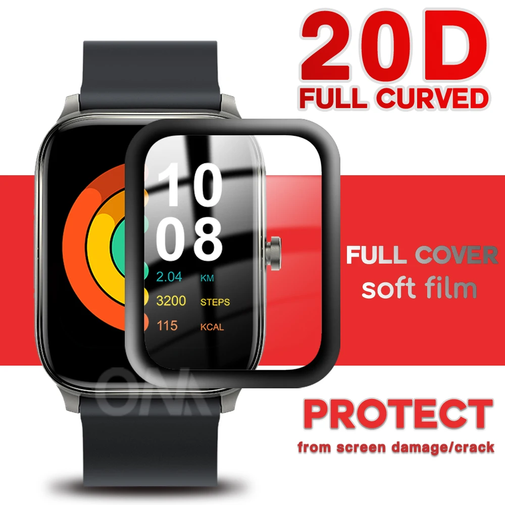 

Screen Protector for Xiaomi Haylou GST RT2 LS09B LS10 Full Cover Soft Protective Film for Haylou GST Smart Watch (Not Glass)