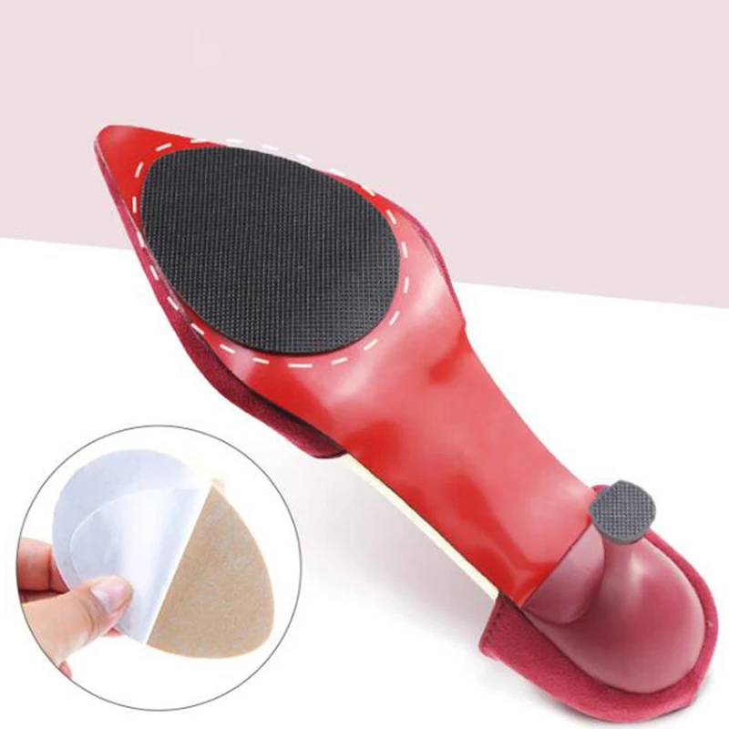 1 пара самоклеющихся наклеек для защиты обуви на высоком каблуке с