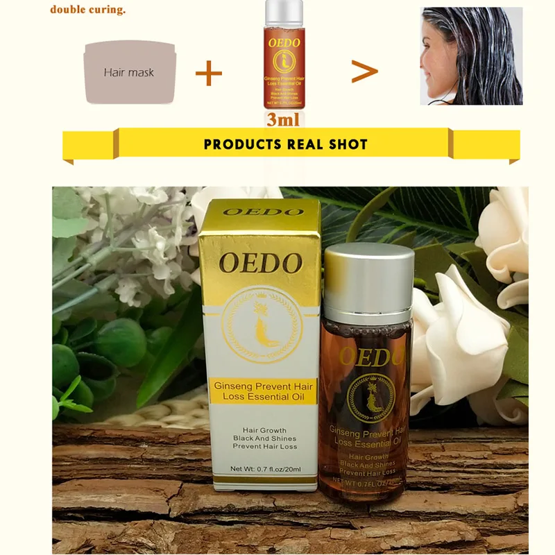 Уход за волосами с эфирным маслом питает 20 мл Предотвращение выпадения волос для