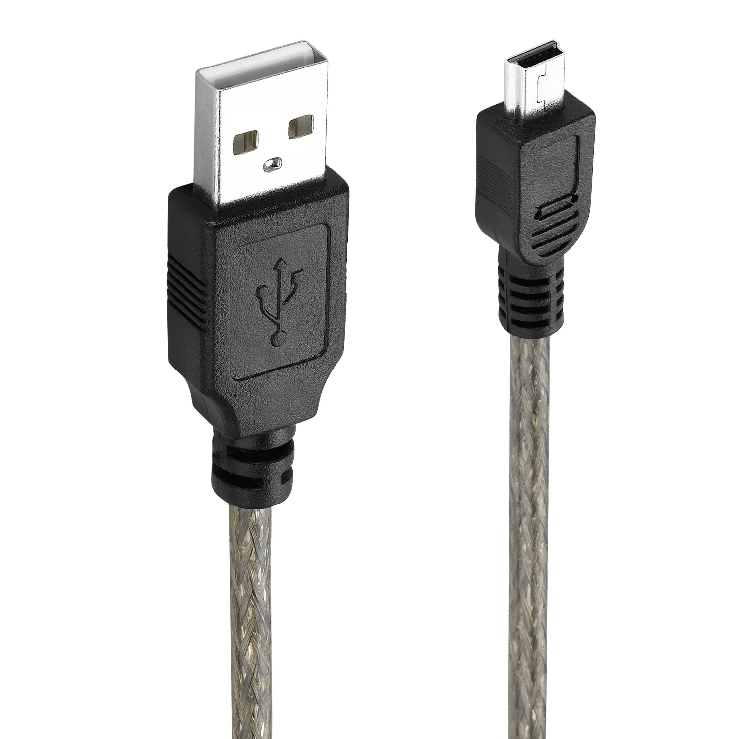 bochara mini 5p usb cable usb 2 0 type a male to mini 5p male data cable dual shielded foilbraided 1meter 10pack free global shipping