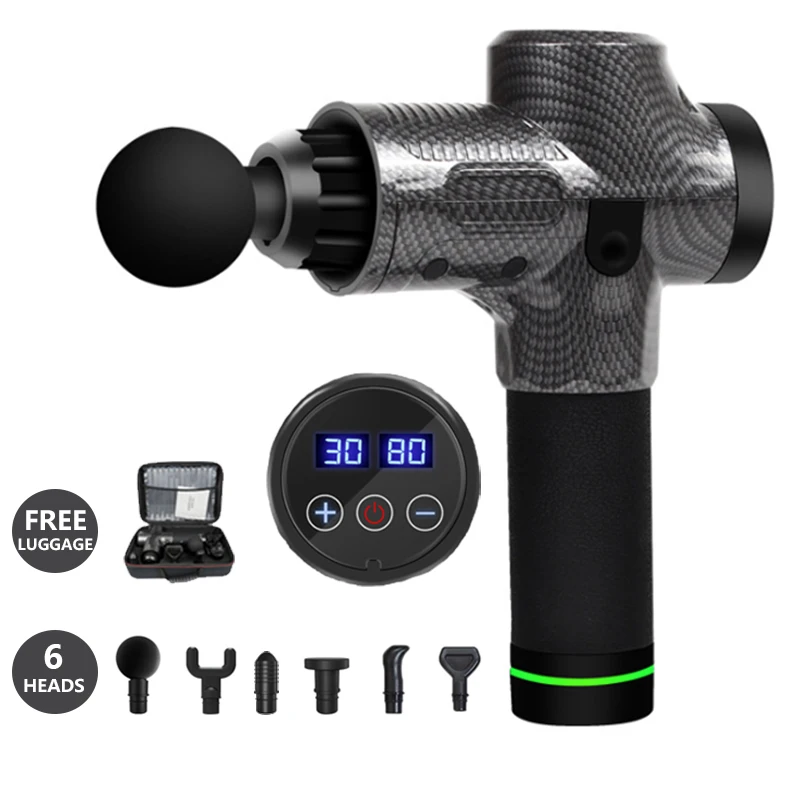 Массажный пистолет для расслабления тела вибропистолет релаксации