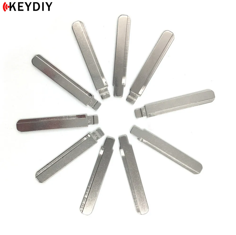 KEYDIY 10 шт./лот металлическая заготовка необработанный флип JMD VVDI KD замена полотна