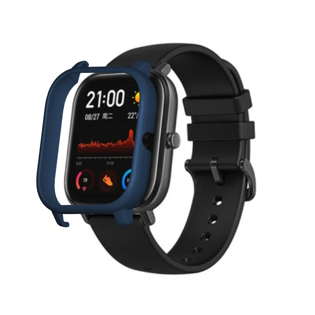 C Чехол для часов Amazfit Gts, модный Сменный Чехол для часов из поликарбоната, защитная рамка для часов reloj amazefit gts, чехол для часов gts, защита - Цвет: C