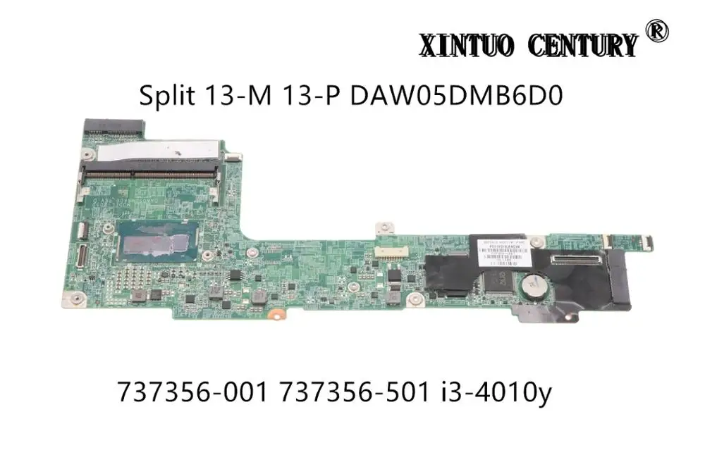 Preise 737356-001 737356-501 Für HP Split 13-M 13-P Laptop Motherboard DAW05DMB6D0 Mit SR18F I3-4010y CPU DDR3 100% Getestet Arbeits