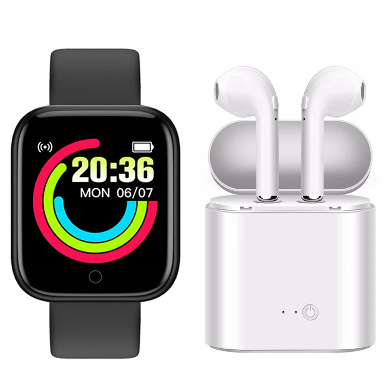 

2 шт., беспроводные Bluetooth-наушники i7s с микрофоном