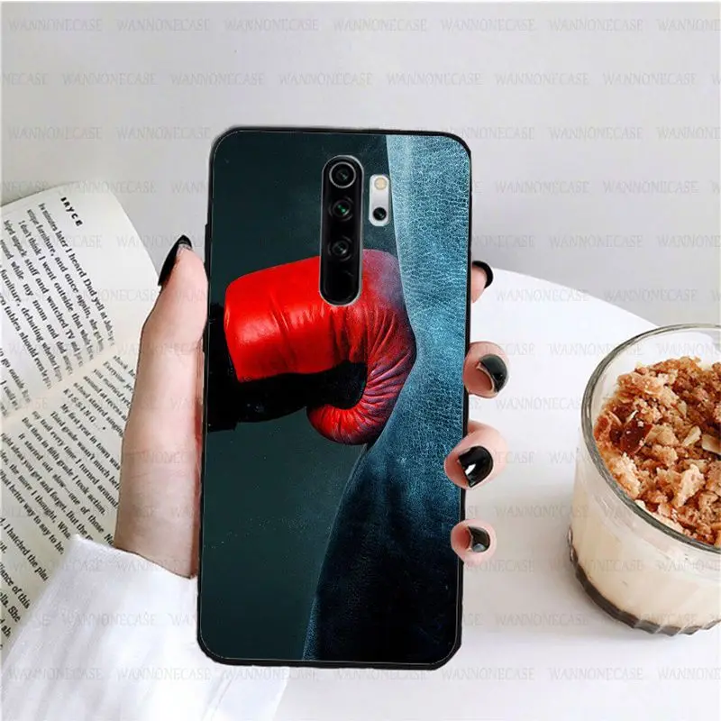 Colorful Cute Phone Accessories Case For Redmi 7 Note8pro note7 4A 4X 5A S2 6A Note8 Cellphones Boxing Gloves | Мобильные телефоны