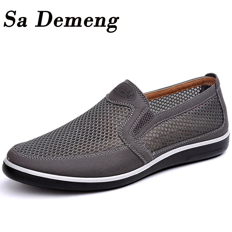 Sa Demeng Модная летняя обувь Мужская повседневная из сетчатого материала Женская