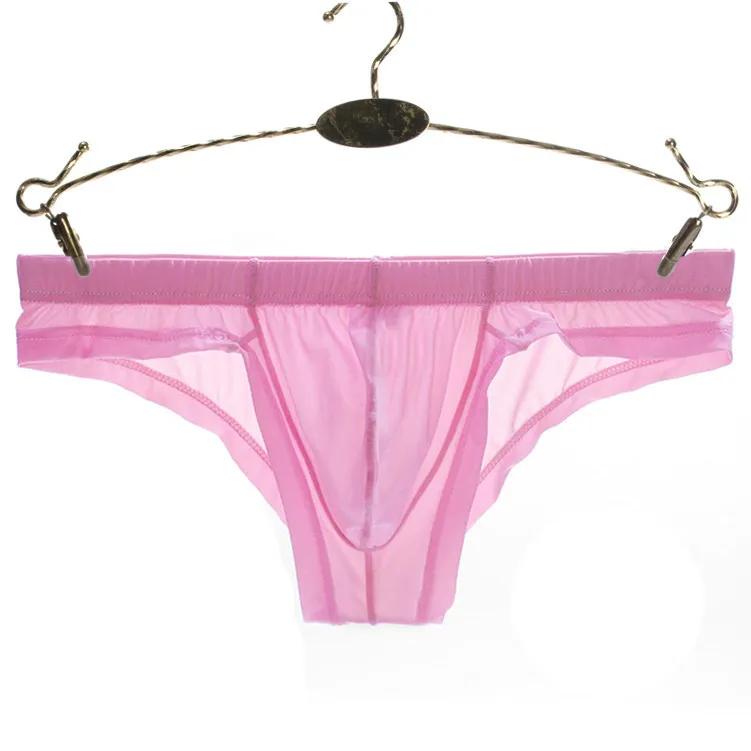 Мужские трусы из вискозы Бесшовные прозрачные с низкой посадкой сексуальное