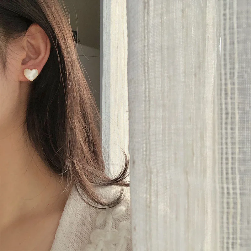 Оригинальные серьги с золотым сердцем 14k модные женские Украшения Аксессуары