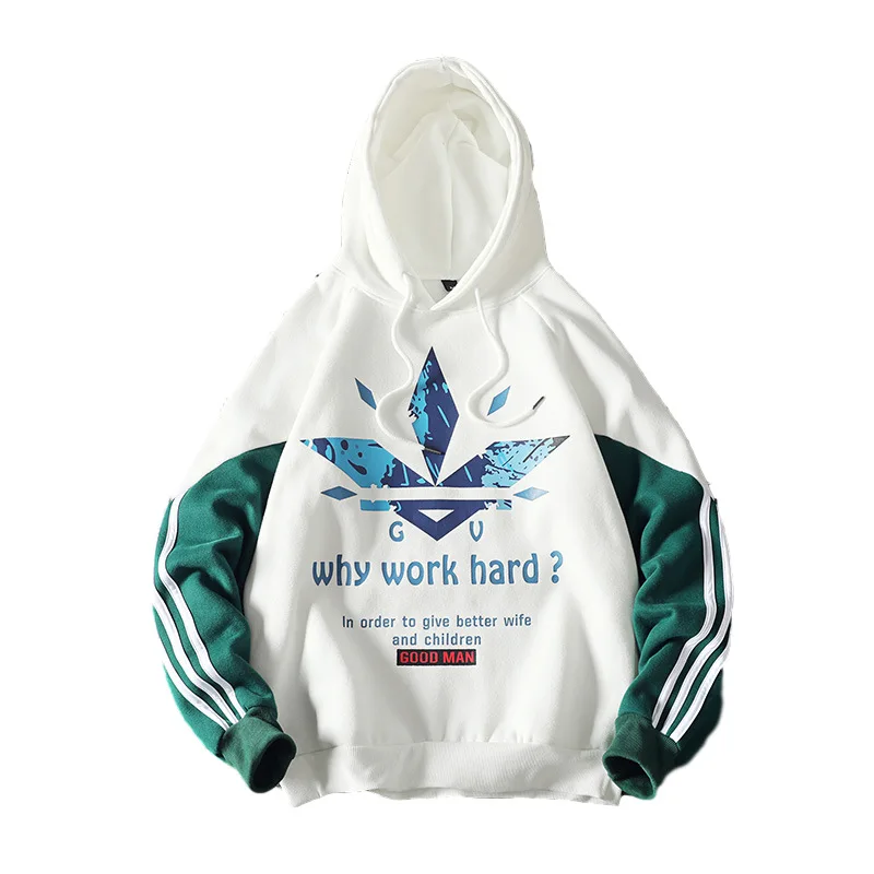 

Winter New Hooded Men's Sweater Plush Warm Loose 2020 Fashion Versatile Large Men's Top