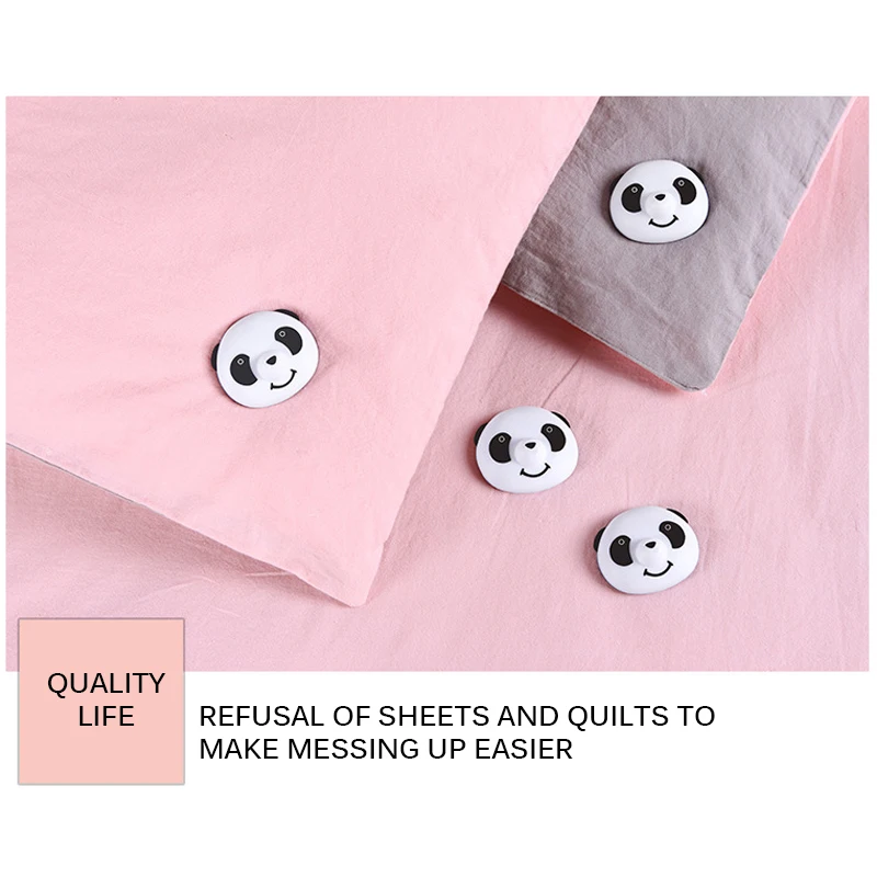 8 шт./компл. держатель для крепления Нескользящая панда зажим вышлите ваш заказ