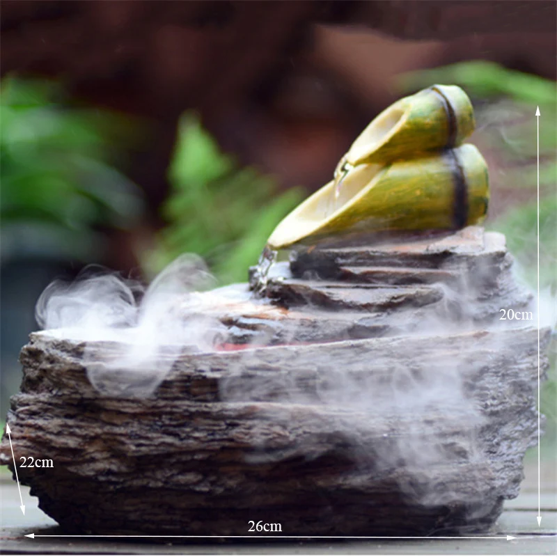 Смоляный увлажнитель для рыбного пруда офисный Настольный креативный водный