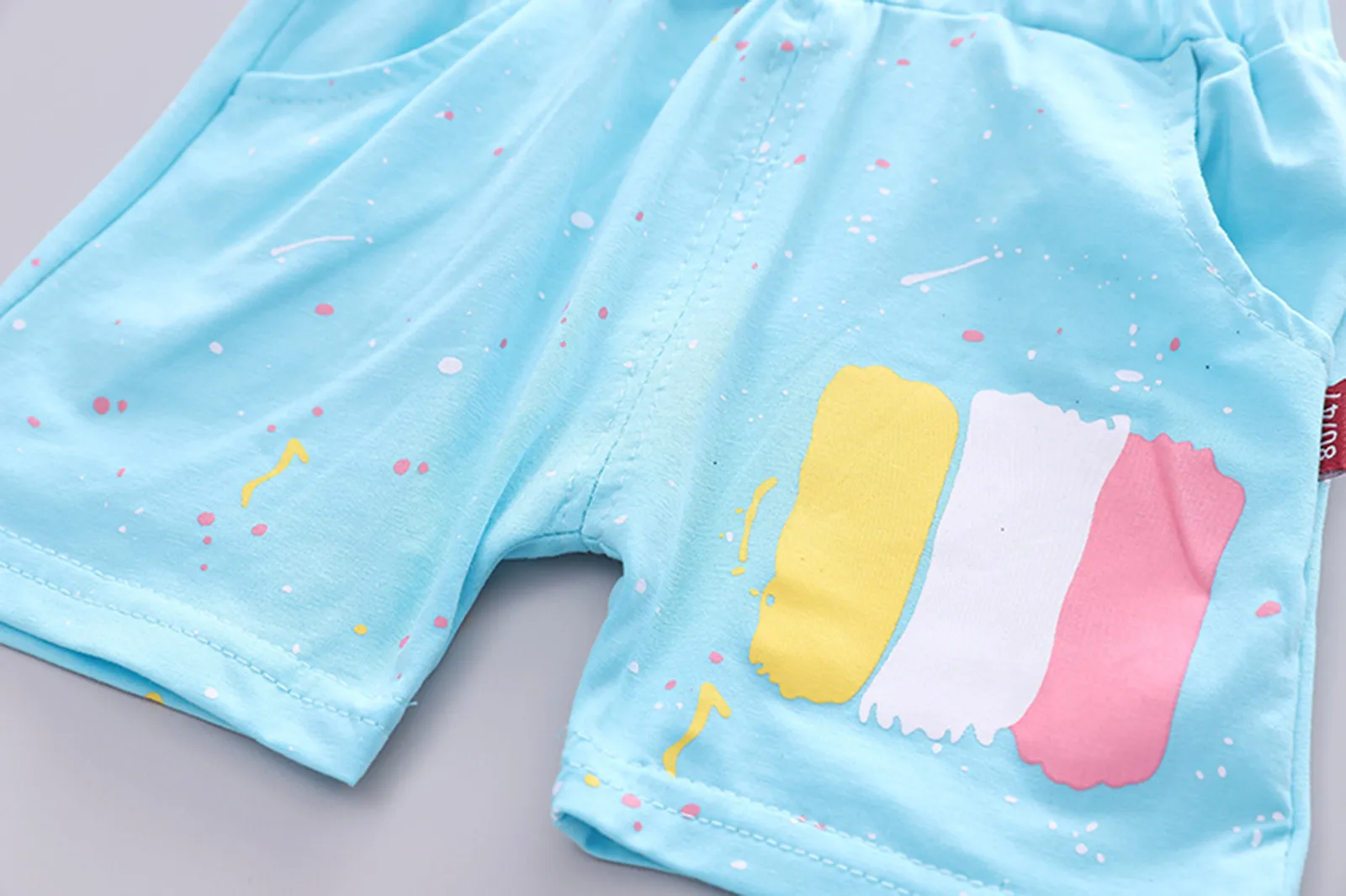 

Baby Clothes New Born Summer Baby Set Boys Girls New Fashion Cartoon Print Kids Cotton Short Sleeve T-Shirt + Short Pants Sets