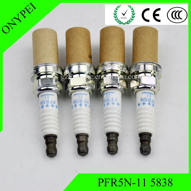 4X 27410-37100 PFR5N-11 5838 Platinum Свеча зажигания для Hyundai Santa Fe Tiburon XG350 Kia Sportage 18817-11051 PFR5N11 18817