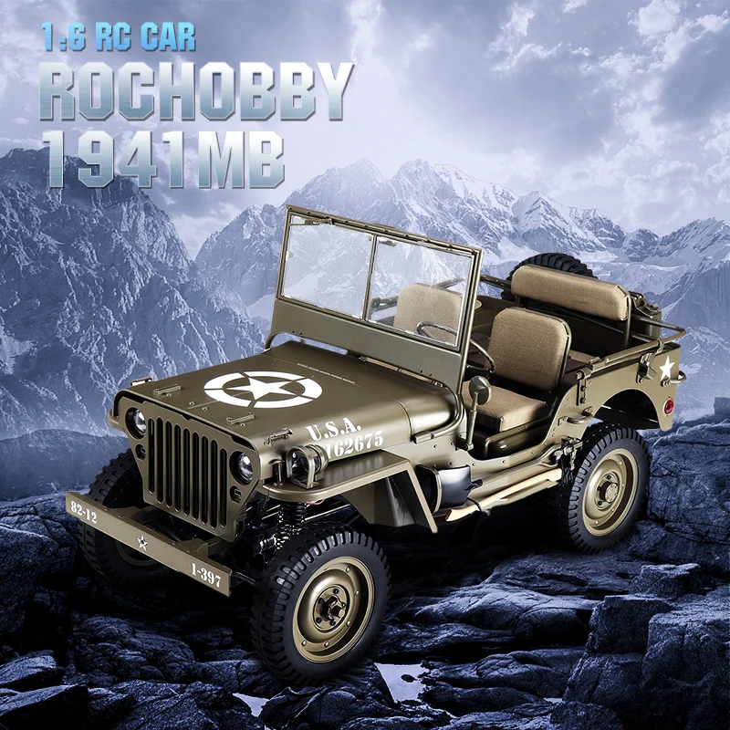 Радиоуправляемый автомобиль 1:6 ROCHOBBY 2 4 Ghz 2CH 1941 MB скейлер водонепроницаемые модели