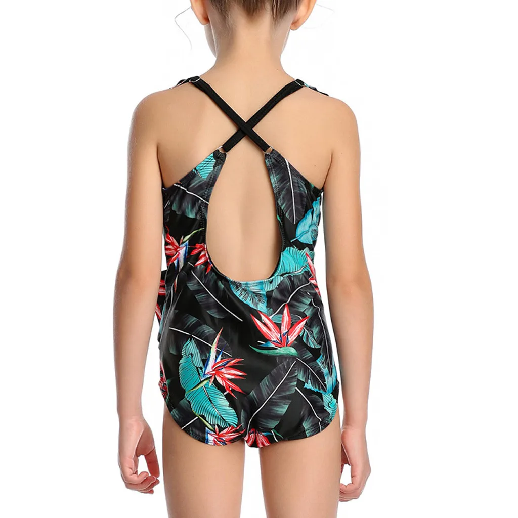 Hot Summer Fashion Mother And Daughter Print Two Piece Swimsuit Matching Clothing Costumes stroje kapielowe damskie | Спорт и
