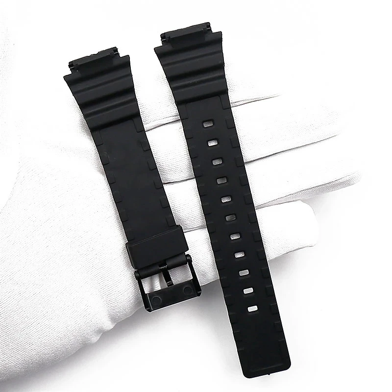 

Resin strap men's pin buckle watch accessories sports waterproof strap for Casio MRW-200H W-752 w-s210H W-800H W-735H watch band