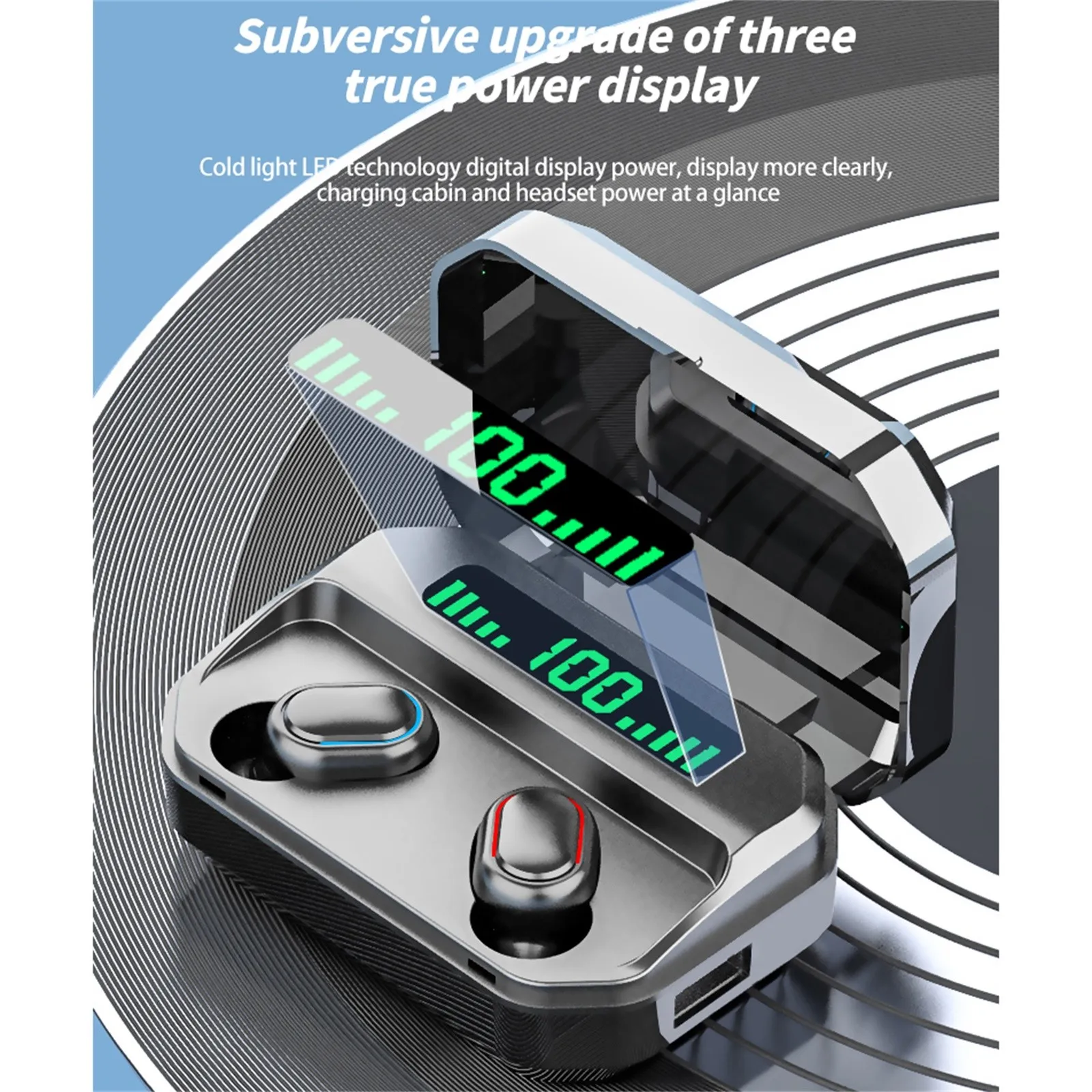 Настоящие беспроводные наушники Bluetooth-наушники водонепроницаемые