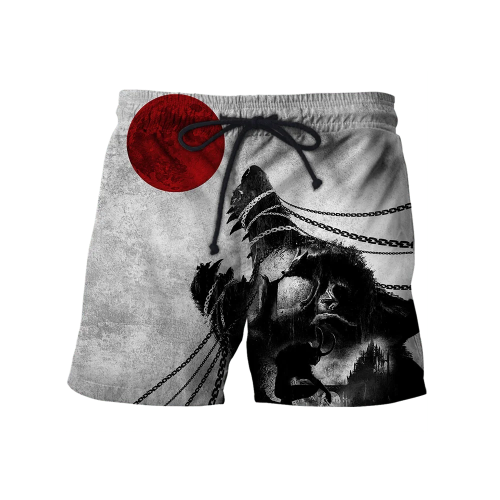 Шорты мужские с эластичным поясом повседневные быстросохнущие пляжные в стиле