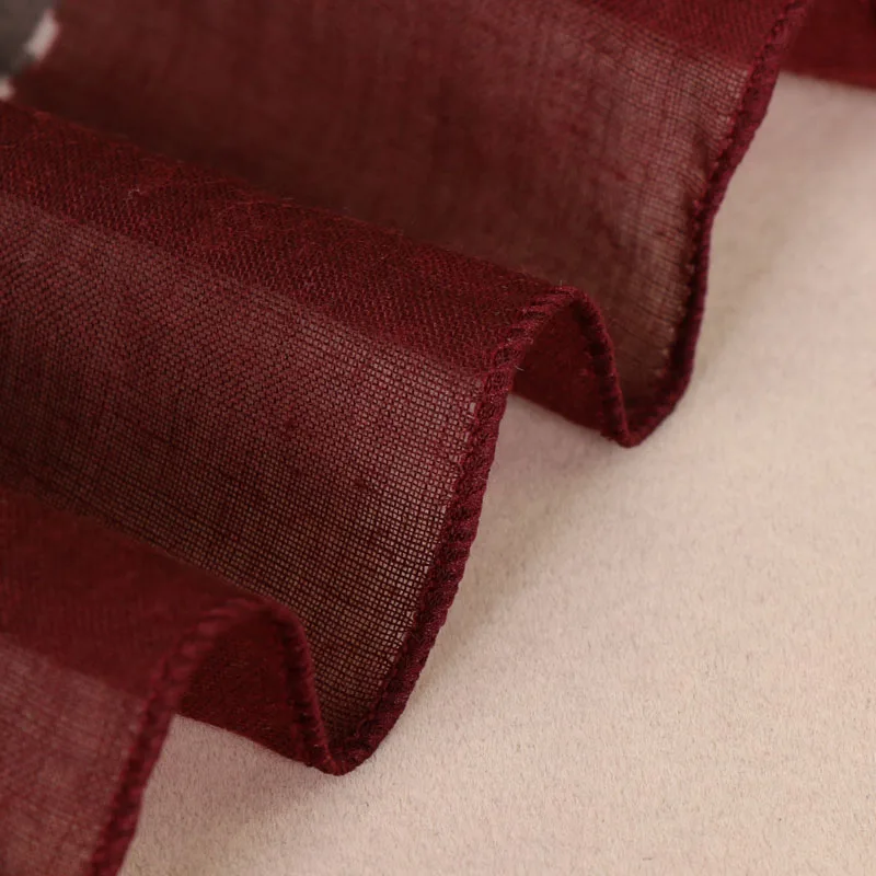 

R6 High quality printed geometric scarf hijab cotton shawl solid color wraps headband scarf/ scarves