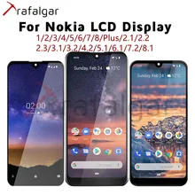 Для Nokia 1 2 3 5 6 7 Plus 8 4 ЖК дисплей с сенсорным экраном для LCD|Экраны