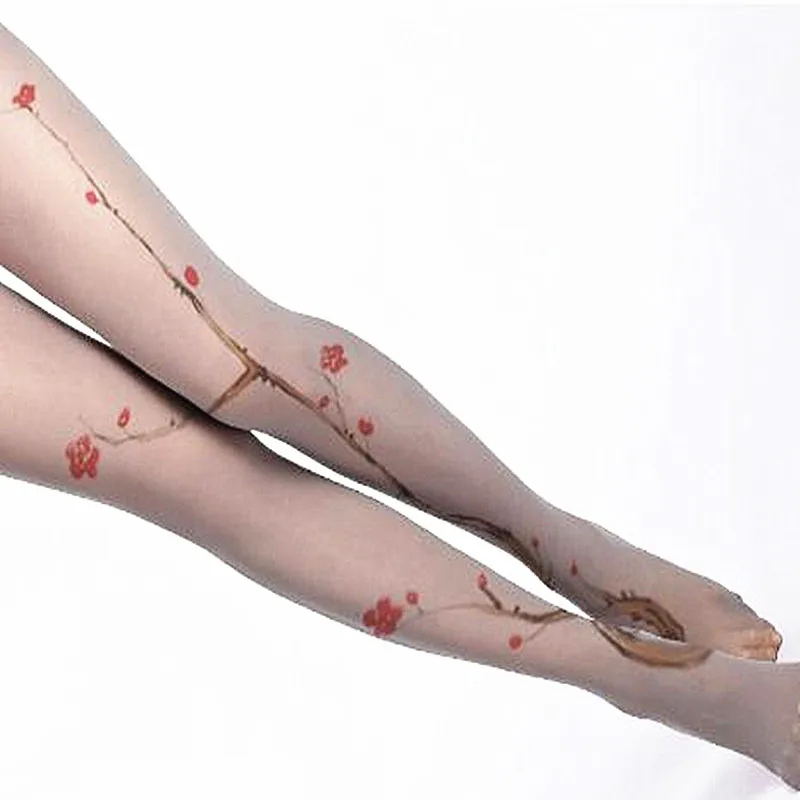 Новинка 2019 женское облегающее платье с принтом цветов сливы тонкое для