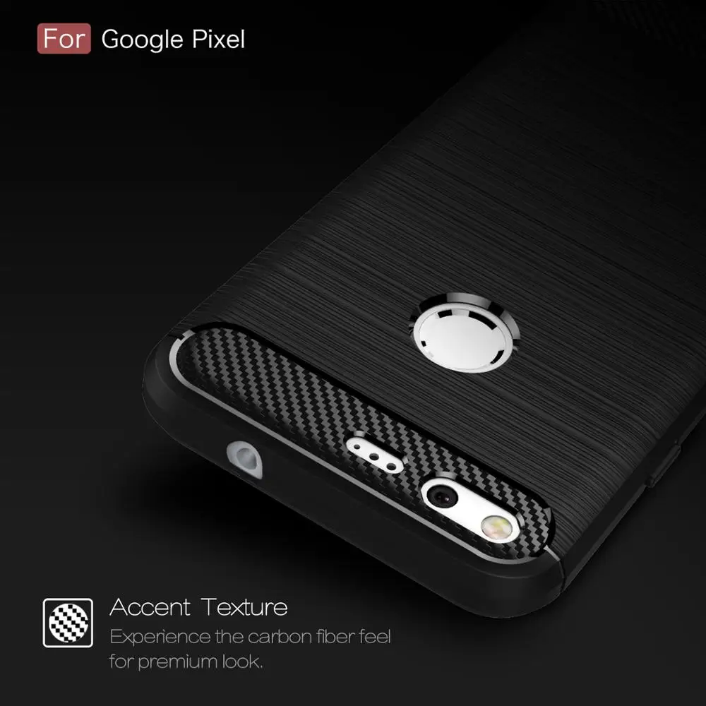 KEYSION чехол для Google Pixel 2 XL противоударный из углеродного волокна ТПУ телефона 3 3a 4 |