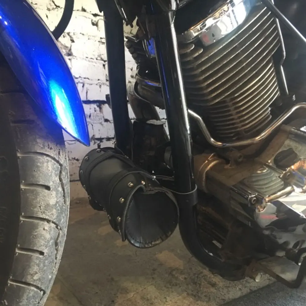 1 шт. мотоциклетный чехол для вилок из искусственной кожи сумка на руль