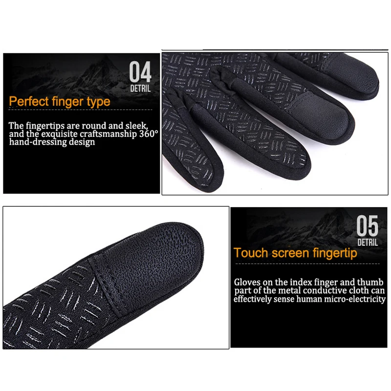 Велосипедные перчатки для велоспорта зимние мужские и женские guantes ciclismo