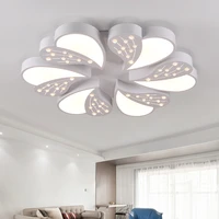 k9 crystal bead modern led ceiling lights for living study room bedroom ac85 265v lamparas de techo modern led ceiling lamp