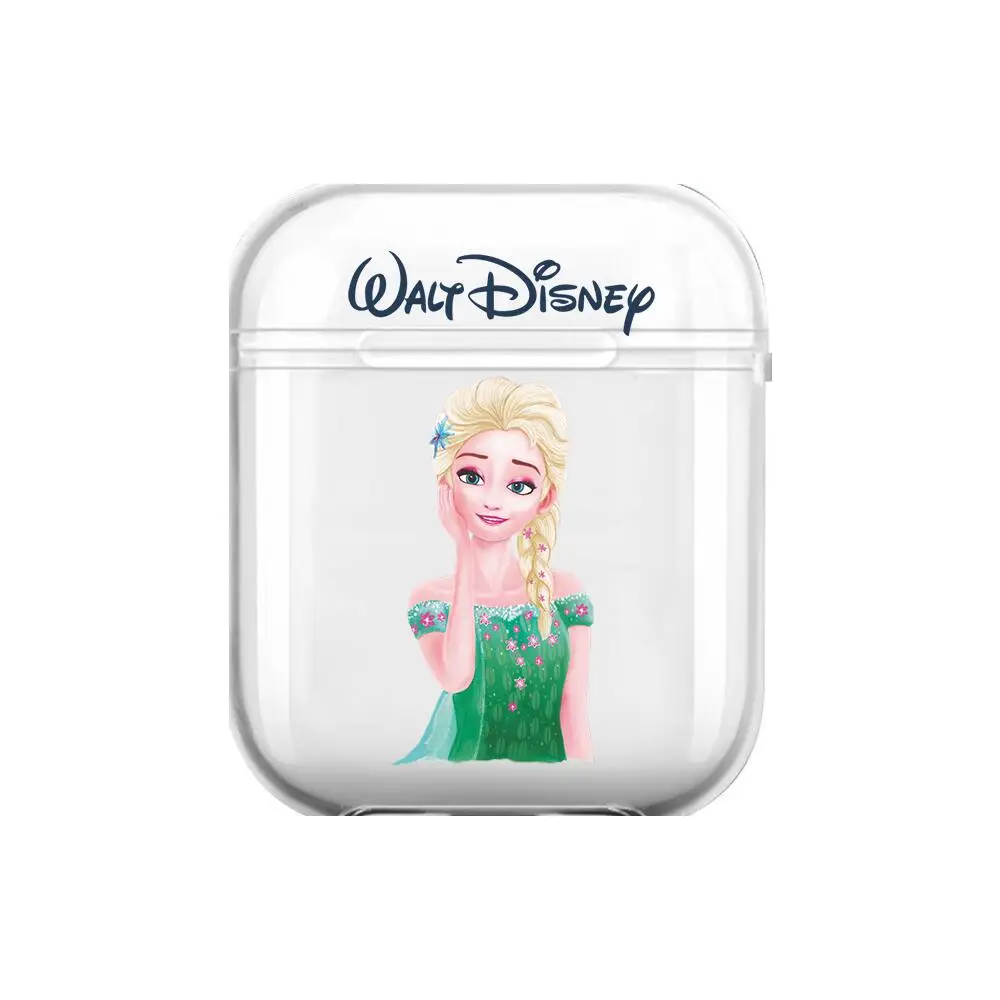 Disney Frozen Cute Princess Ana Elsa Soft Silicone Cases For  Airpods 1/2 Protective Bluetooth Wireless Earphone Cover For Air P images - 6