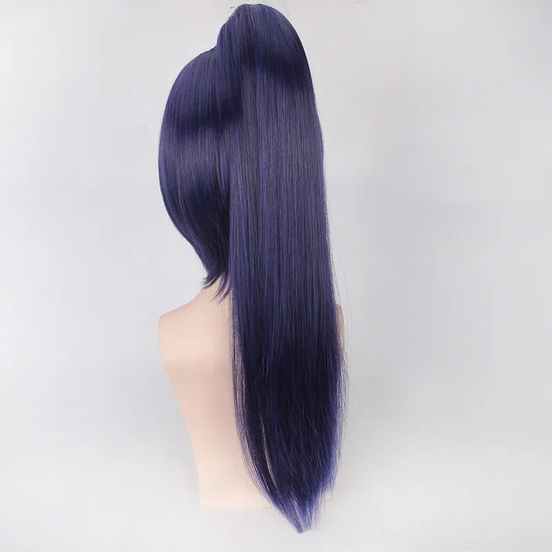 

LoveLive! Kanan Matsuura Long Purple Ponytail Wig Love Live Cosplay Accessories Heat Resistant Synthetic Hair Role Play Wigs