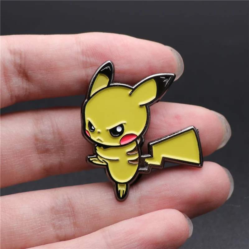 Аниме Покемон пин Пикачу Брошь Косплей костюмы Аксессуары значок Mewtwo Charmander Gengar