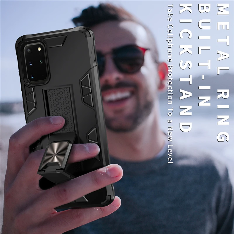 Магнитный чехол броня кольцо для Samsung S20 плюс S8 S9 S10 Note 10 Lite A51 A71 A50 A70 A40 A10E A20E A20 A30
