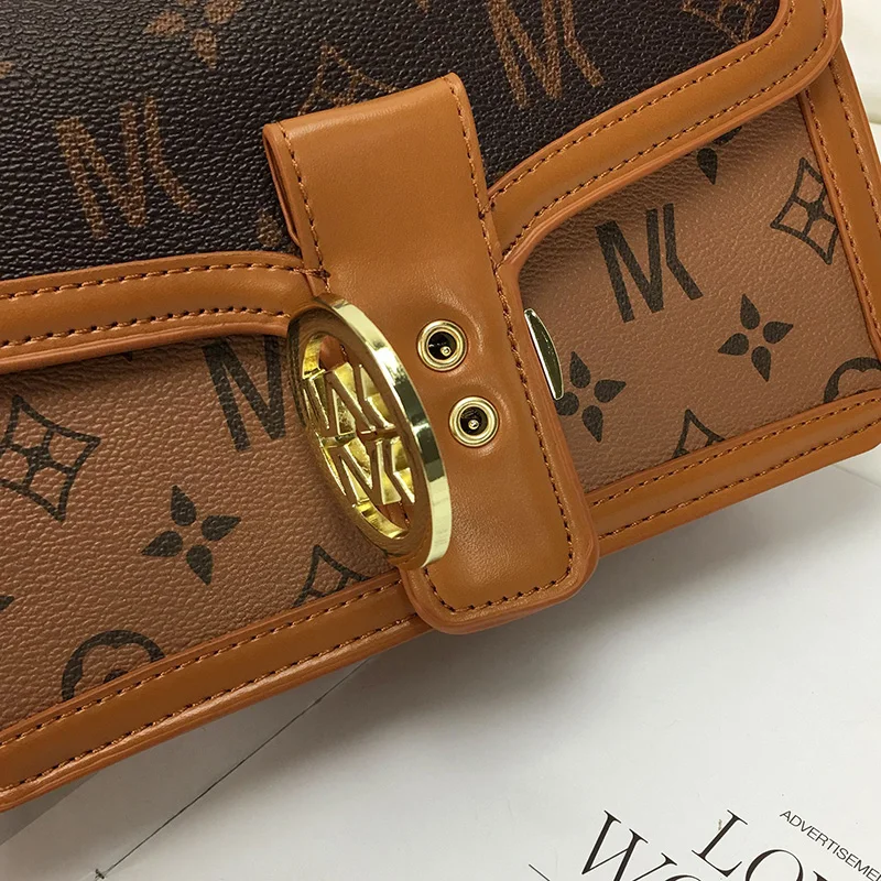 

ShenYanFineLife. One-Shoulder Messenger Handbag. 2021 New Style. French Retro Style. All-Match. P.U Material. -040