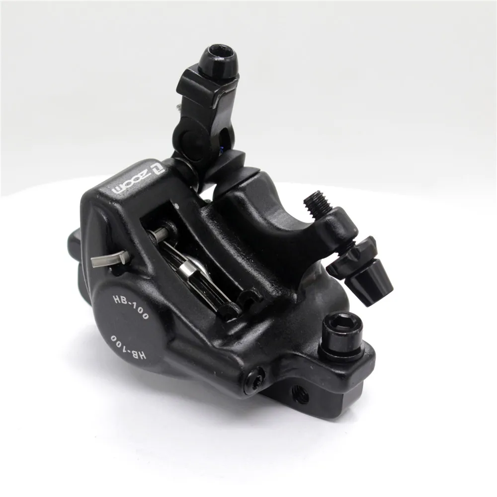 Zoom HB-100 MTB велосипедный тормоз HB100 велосипедные тормоза суппорт w роторы запчасти для велосипеда гидравлический поршень двухсторонний диск Диаметр 160 мм
